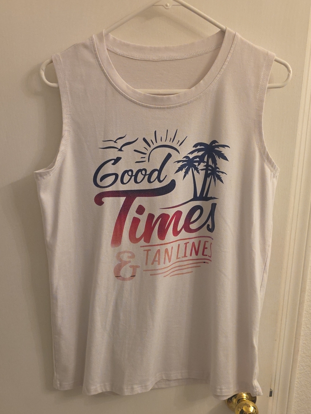 Good Times Graphic Tank Top - White
